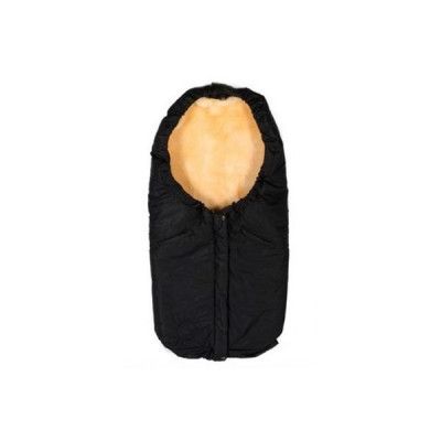 BabyTrold Baby Trold, Åkpåse Lammskinn Svart