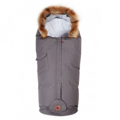 Easygrow - Åkpåse Exclusive 98-130 Cm Bomull/ Grå