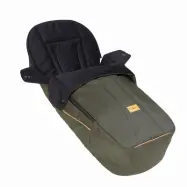 Emmaljunga åkpåse 3-i-1 Flat+, outdoor olive, Outdoor Olive