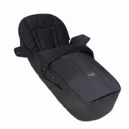 Emmaljunga åkpåse 3-i-1 Flat+, urban black, Urban Black