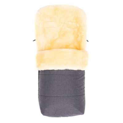 Fillikid, Åkpåse Lammskinn Grå melange