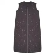 Little Indians - Sovsäck Teardrop Dots 110 Cm Bomull Mörkgrå/Vit