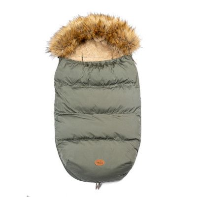 Mini Dreams Åkpåse Päls (Oliv)