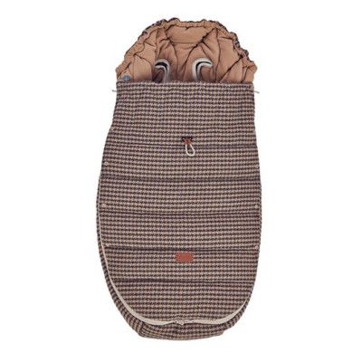 Najell åkpåse, houndstooth beige