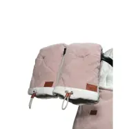 Najell handmuff med dragkedja, dusty pink