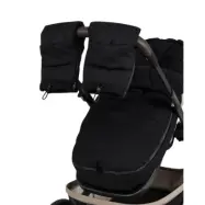 Najell handmuff med dragkedja, matte black