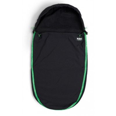 The Buppa Brand Åkpåse Softshell  All Black (Green)