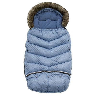 Vinter&Bloom, Åkpåse Mini Dots French Blue