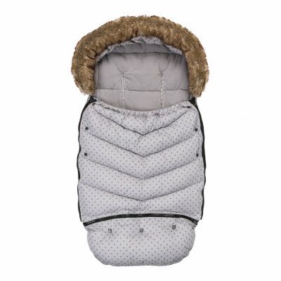 Vinter&Bloom, Åkpåse Mini Dots Silver grå