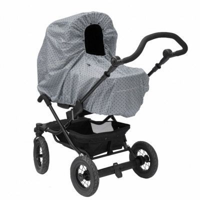 Vinter&Bloom, Regnskydd Mini Dot Silver grå