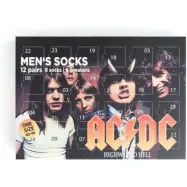 AC/DC Adventskalender - Highway To Hell - Socken Kalender - för Herr - flerfärgad