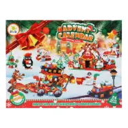 Adventskalender Byggklossar Julfigurer