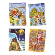 Adventskalender Choklad Julmotiv