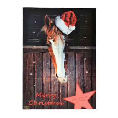 Adventskalender Hästmotiv - 75 gram