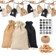 Adventskalender Jutesäckar - 24-pack