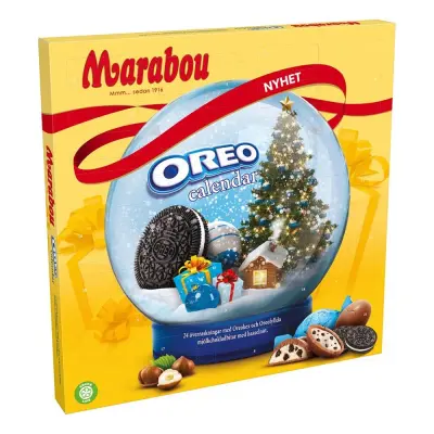 Adventskalender Marabou Oreo - 286 gram