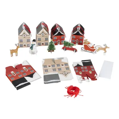 DIY Adventskalender Julhus