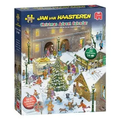JVH Christmas Adventskalender 2026 Pussel 24x54 bitar - Jan Van Haasteren -  Leksaksaffären