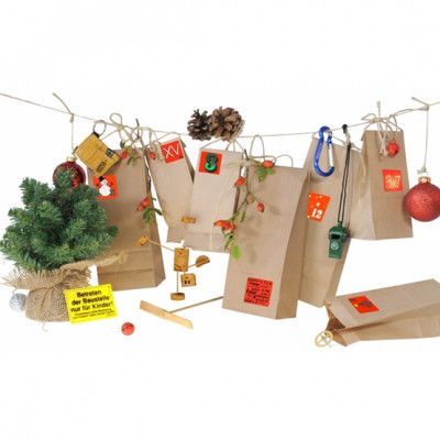 Kids At Work - Adventskalender Paper Brun 50 Delar