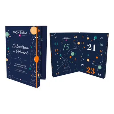 Monbana Adventskalender Chokladpraliner - 170 gram