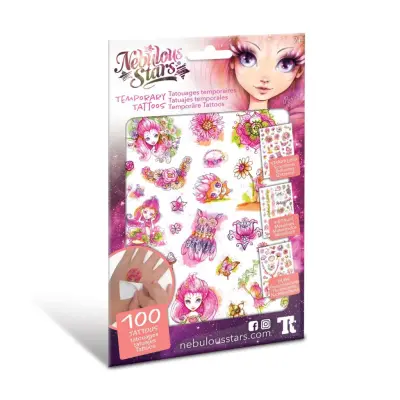 Nebulous Stars Tatueringar Petulia Rosa - Nebulous Stars -  Leksaksaffären