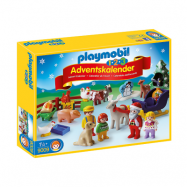 Playmobil 1.2.3 9009, 1.2.3 Adventskalender ¿Jul på bondgården¿