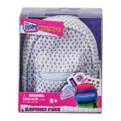 Real Littles Backpacks s3 : Model - Vit Strass - Real Littles -  Leksaksaffären