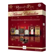 Royal Des Lys Adventskalender med Spritfylld Choklad - 290 g