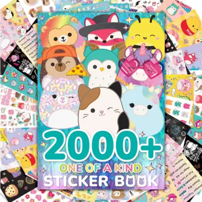 Squishmallows Sticker Book 2000+ - Squishmallows -  Leksaksaffären