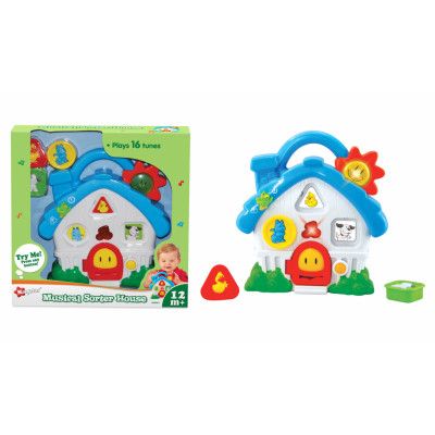 StorOchLiten Aktivitetshus med ljud 21x21 cm