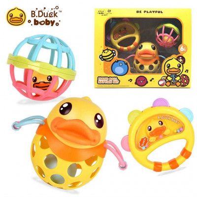 B.Duck Hand Ball Rattles Set Lekset Skallror