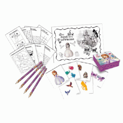 Decorata Disney Sofia den Första, Aktivitetspaket 16 delar