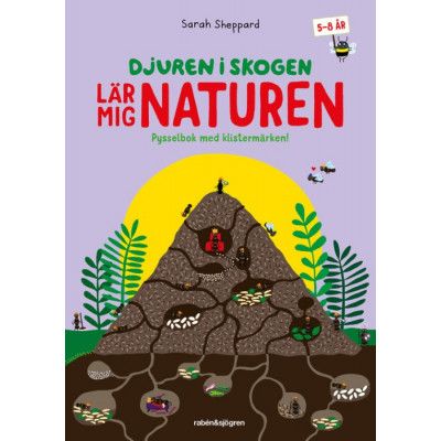 Djuren i skogen lär mig om naturen (Pysselbok)