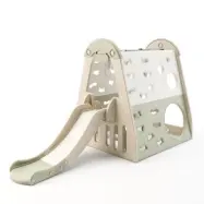 EliteToys - Kids Zone Aktivitetshus Med Gunga Och Rutschkana