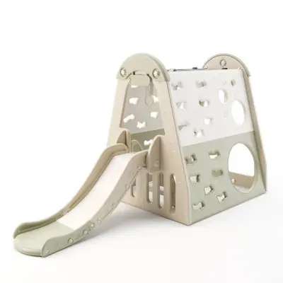 EliteToys - Kids Zone Aktivitetshus Med Gunga Och Rutschkana