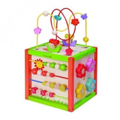 Ever Earth Everearth - Aktivitetskub 25 Cm Trä