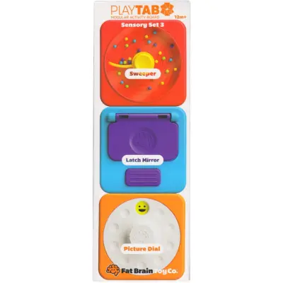 Fat Brain Play Tab Sensory Set 3 Orange - Fat Brain -  Leksaksaffären