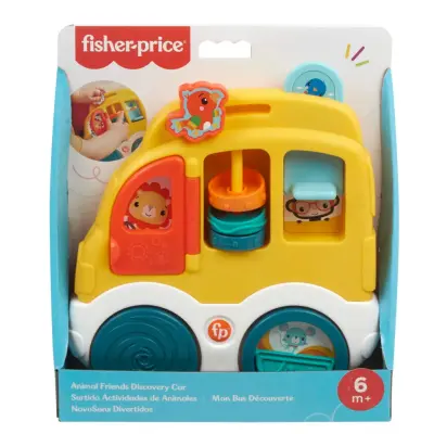 Fisher Price Animal Friends Aktivitetspanel Bil - Fisher Price -  Leksaksaffären