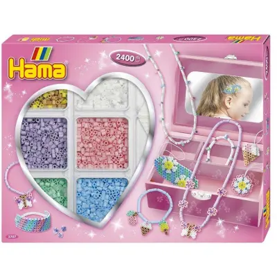 Hama Midi Activity Box 2400 pärlor - Hama -  Leksaksaffären