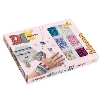 Hama Midi DIY Activity Box 2400 pärlor - Hama -  Leksaksaffären