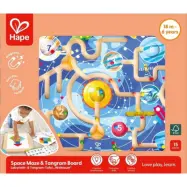 Hape Labyrint och Tangrambräda Rymden - Hape -  Leksaksaffären