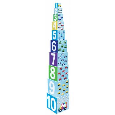 Jabadabado, Stapelkuber 1-10 Glassbil