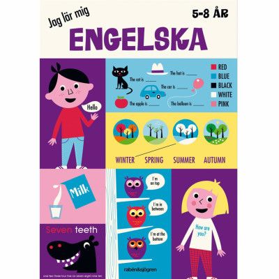 Rabén&Sjögren Jag lär mig engelska, pysselbok
