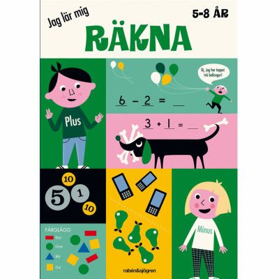 Rabén&Sjögren Jag lär mig räkna, pysselbok