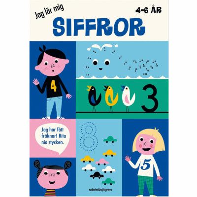 Rabén&Sjögren Jag lär mig siffror, pysselbok