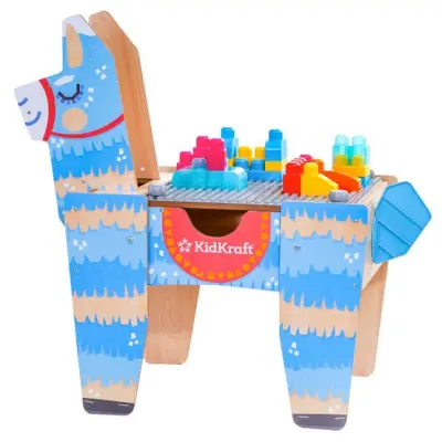 Kidkraft - Bord - Llama Piñata Building Bricks Table