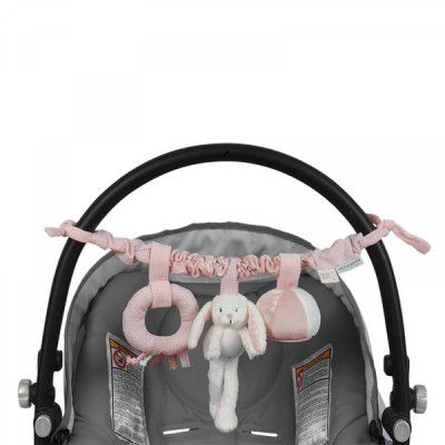 Little Dutch, Barnvagnshänge - Kanin Pastellrosa