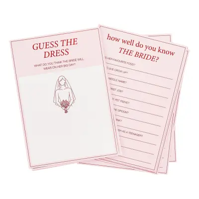 Möhippa Bride Quiz&Guess the Dress - 12-pack