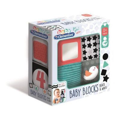 Mjuka Klossar Activity Blocks Black & White