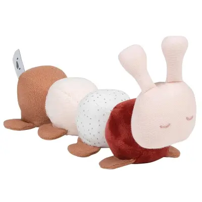 Nattou aktivitetsleksak tusenfoting, rostbrun